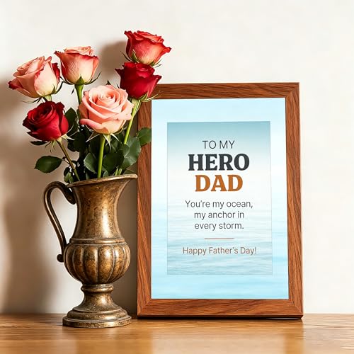 Hero Dad Father's Day Card - Nautical Ocean Anchor Greeting Card