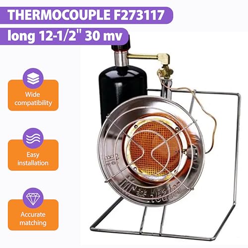 12-1/2" Replacement Thermocouple for Mr. Heater Tank Top Heaters F273117