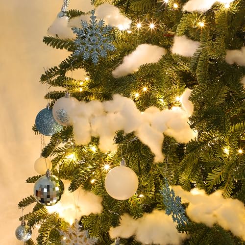 2 lb Fake Snow Cotton for Christmas Decorations Indoor Winter Snow Scene Craft
