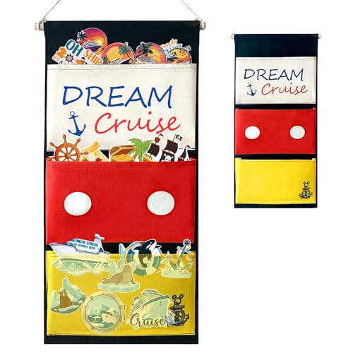 Cruise Cabin Door Organizer - 3 Pocket Hanging Hanger for Gift Exchange
