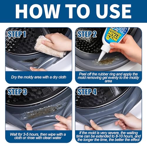 8oz Stain Remover Gel for Washing Machines & Bathroom Surfaces