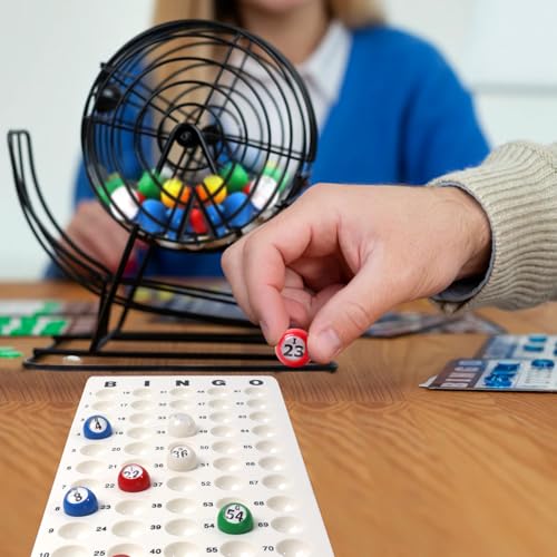 GSE Bingo Master Board - White Calling Board for 7/8" Bingo Balls