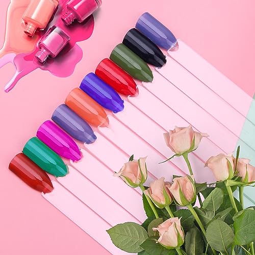 AHIER 50 Pcs Transparent Nail Swatches Sticks and Fan Display Board