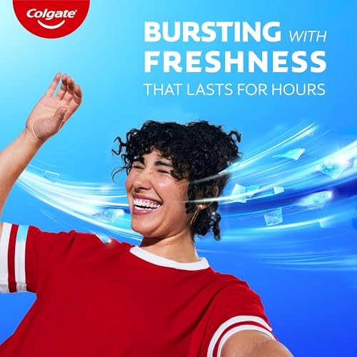 Colgate MaxFresh Fluoride Toothpaste Cool Mint 6.3 oz with Breath Strips