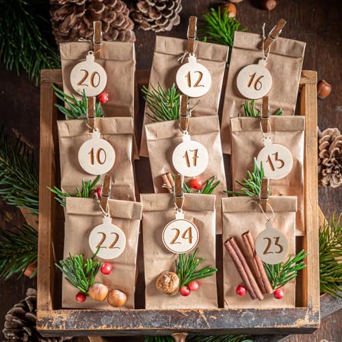 150 PCS Mini Natural Wooden Clothespins - Rustic Brown Craft Clips