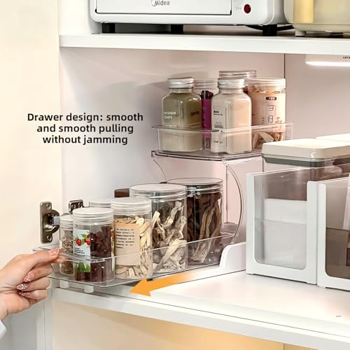 2-Tier Pull-Out Organizer for Kitchen & Bathroom - 1 Pack