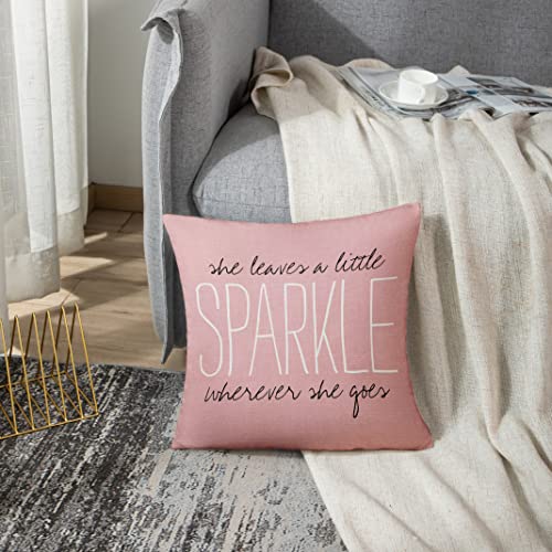 Emvency 16x16 Inch Blush Velvet Body Pillow Cover with Zipper - Pack of 1