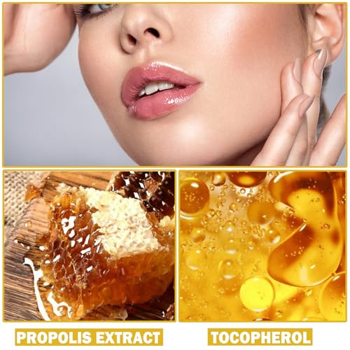 Bee Lip Balm Honey Pot Set - 2PCS Hydrating Overnight Lip Mask