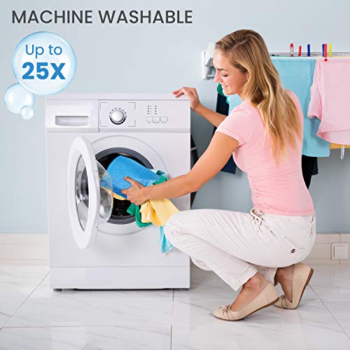 SCRUBIT Reusable Cleaning Wipes - Highly Absorbent Multi-Purpose Cloths, 24 Pack