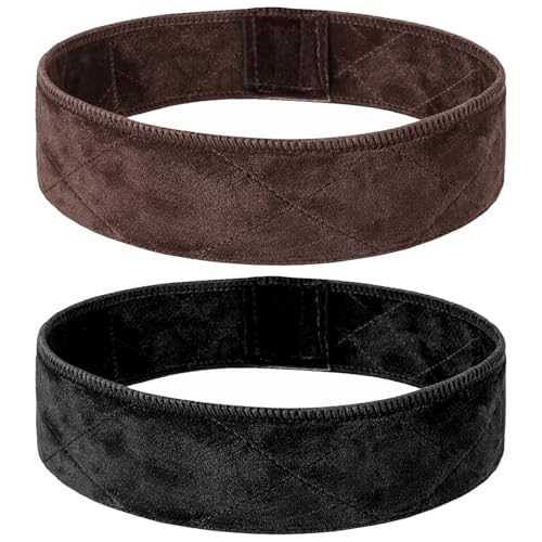 Adjustable Velvet Wig Grip Headband 2-Pack Non-Slip Wig Band