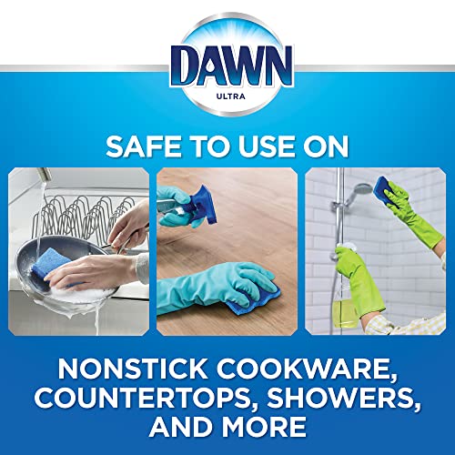 Dawn Non-Scratch Kitchen Dish Sponges - Pack of 3, Blue