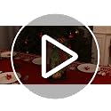 Christmas Decorative Lantern with LED Candle - Black Holiday Lantern with Pinecones & Red Bow - Battery Operated Indoor/Outdoor Decor - Red Bow Variant
