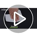 Misaya 72" x 30" Black Vinyl Tablecloth - Elastic Fitted, Waterproof for Camping & Dining