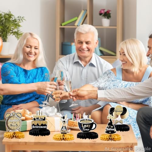 Retirement Honeycomb Centerpieces - 10 Unique Table Decorations