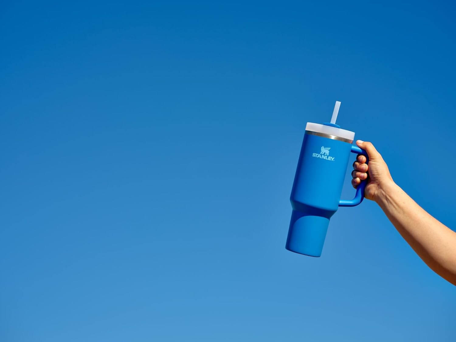 STANLEY Quencher H2.0 Tumbler - 40 oz Insulated Stainless Steel Cup with Handle & Straw | Azure Color