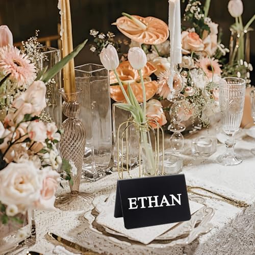 15 Pack Mini Chalkboard Signs for Parties & Weddings - Reusable