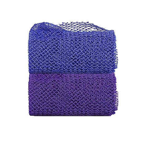 African Exfoliating Net Sponge 2-Pack - Long 63" Body & Back Scrubber