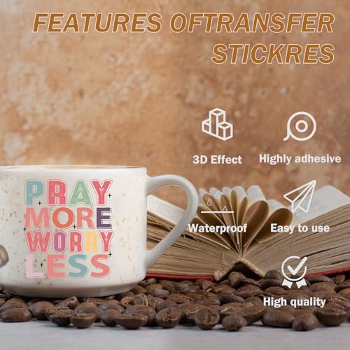 Bible Verse UV DTF Decals Christian Faith Stickers for Water Bottles - Inspiration