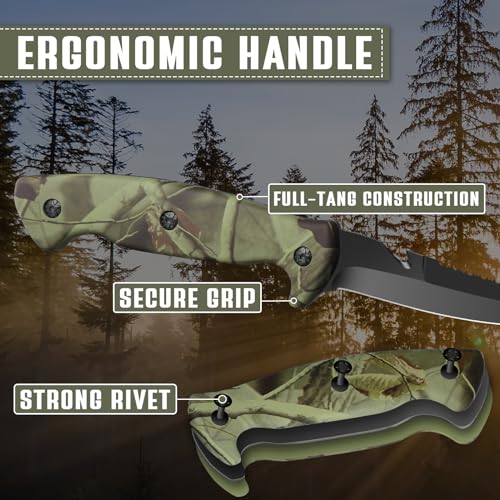 Dragon Riot 5-Inch Bait & Fillet Knife, Black Stainless Steel for Fishing