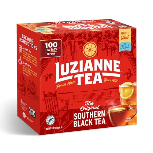 Luzianne Unsweetened Iced Tea Bags - 100 Count (Pack of 1)
