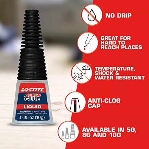 Loctite Super Glue Liquid with Long Neck Nozzle - 10g