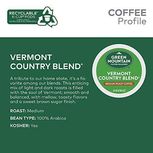 Green Mountain Coffee Vermont Country Blend K-Cup Pods - 24 Count
