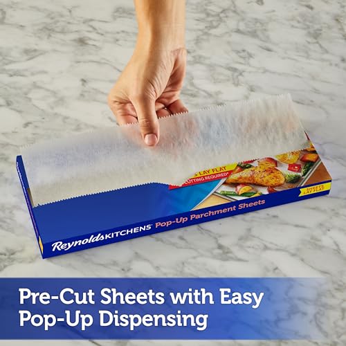 Reynolds Pop-Up Parchment Paper Sheets, 120 Count - Non-Stick