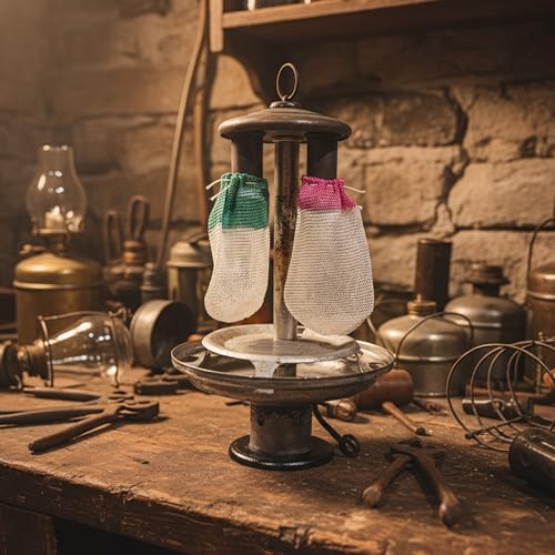 20-Pack Propane Lantern Mantles- U-Shape Design for Propane Lamps-String Tie for Outdoor Camping Lanterns