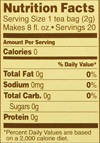 Celestial Seasonings Madagascar Vanilla Red Tea Bags - 20 Count Pack of 40
