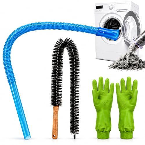 Dryer Vent Cleaner Kit - 3-Piece Vacuum Hose Attachment & Lint Brush
