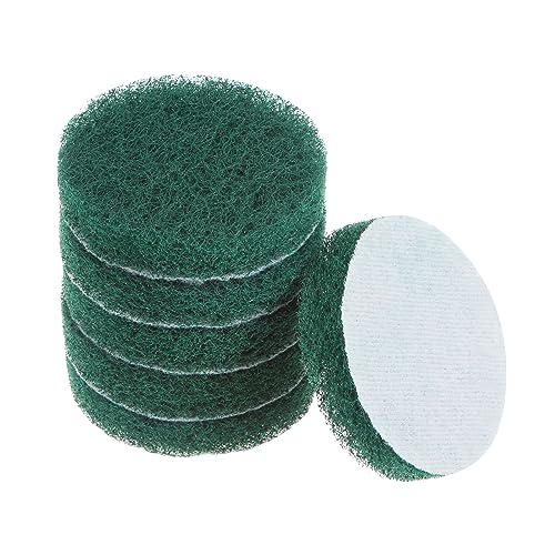 HARFINGTON 3-inch Drill Power Scouring Pads, Green 180-240 Grit (6 Pack)