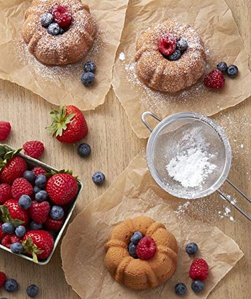 Wilton Perfect Results Premium Non-Stick Mega Mini Fluted Tube Pan, 20-Cavity