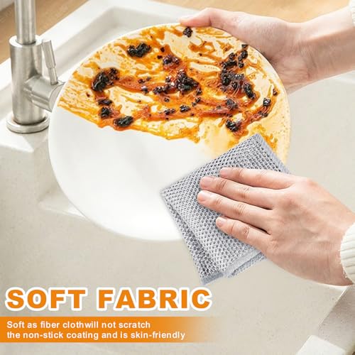 INFICRIME 3-Layer Non-Scratch Wire Dishcloths - 20 Pack, 7.87-inch