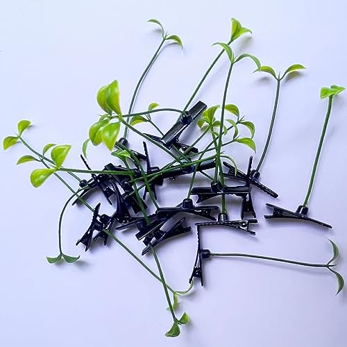 TENBOR 20 Pcs Bean Sprout Hair Clips - Cute Little Grass Hairpins