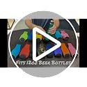 Blank Neoprene Beer Bottle Coolie - Green Camo, 1 Pack, Fits 12 oz Bottles