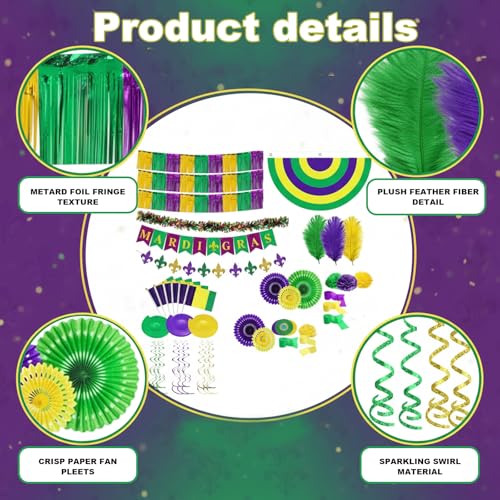 47-Piece Carnival Party Kit - Banners, Balloons & Streamers