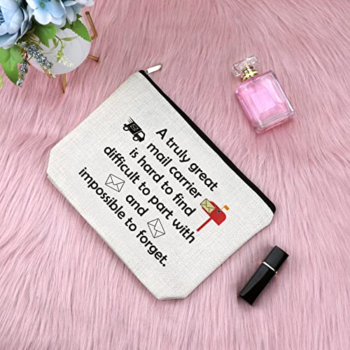Mail Carrier Appreciation Makeup Bag - Postal Worker Gift Pouch
