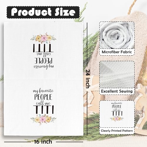 Rustic Kitchen Towels - Decorative Absorbent Hand Towels 16x24