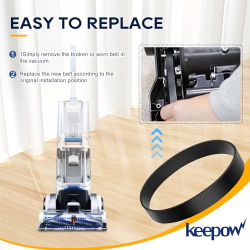 KEEPOW Vacuum Belt for Hoover Elite, Encore & Futura - 2 Pack Replacement