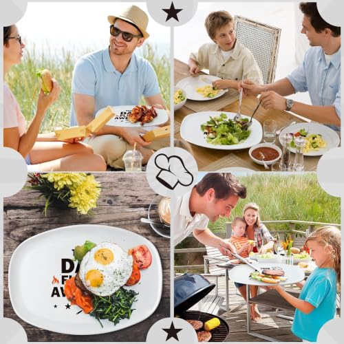 R.HORSE Father Grill Platter - Dad Gift BBQ Serving Tray with Text Father2