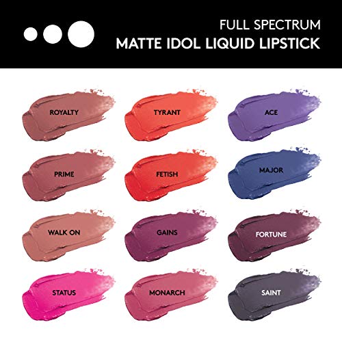 COVERGIRL Full Spectrum Matte Idol Liquid Lipstick - Long-Lasting Velvet Matte