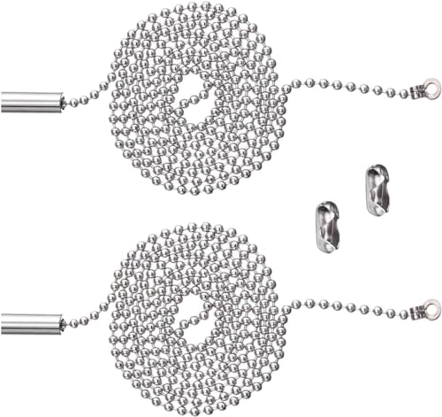 Ceiling Fan Pull Chain Extension 1 Meter with Connector 2pcs