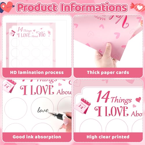 DIY Valentine's Day Scratch Off Cards - 14 Things I Love About You