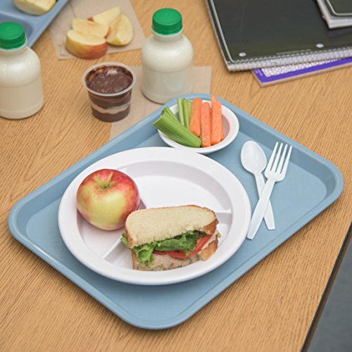 Cafeteria Fast Food Tray 10" x 14" Slate Blue - Pack of 2