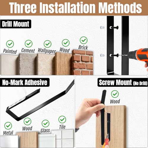 Kyrupsy Hat Organizer - 2 Pack Baseball Cap Storage Rack
