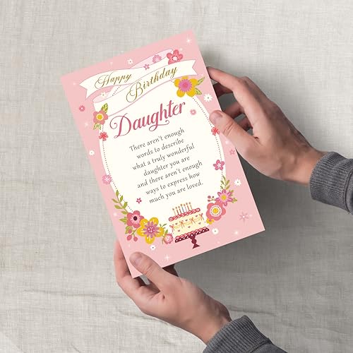 Sweet Birthday Card for Daughter - Loving Gift from Parents
