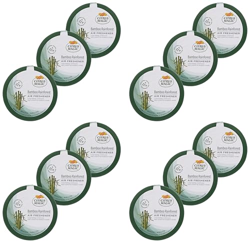 Citrus Magic Bamboo Rainforest Air Freshener - 8 oz (12 Pack)