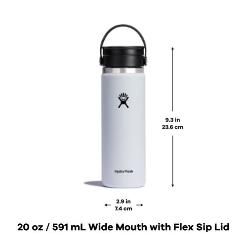 Hydro Flask 20 oz Wide Mouth Bottle with Flex Sip Lid Pacific