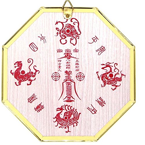 4.6 Inch Feng Shui Bagua Mirror for Protection Against Negative Energy