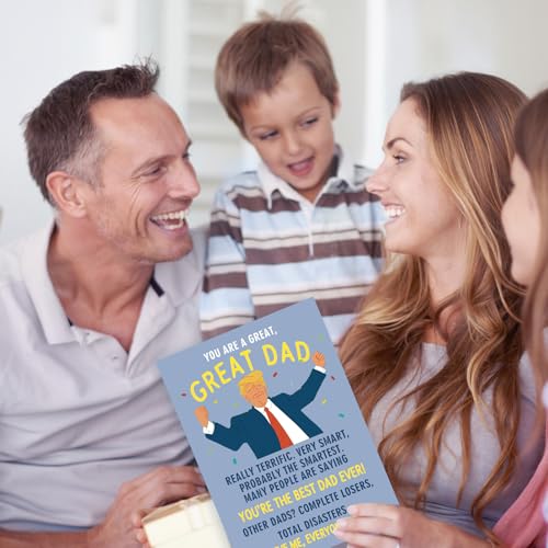 FANCYLUCKY Father's Day Card - Happy Card543 for Dad from Kids